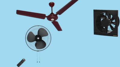 Fan installation (ceiling/exhaust/wall)