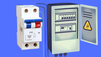 MCB single-pole installation 