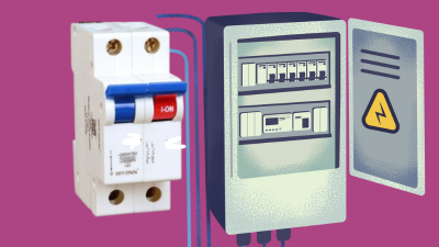 MCB double-pole installation 