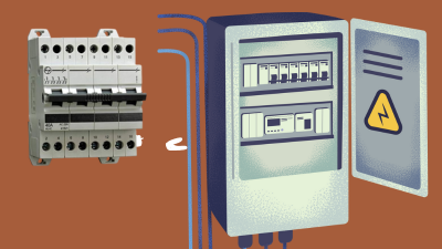 3- phase changeover switch installation 