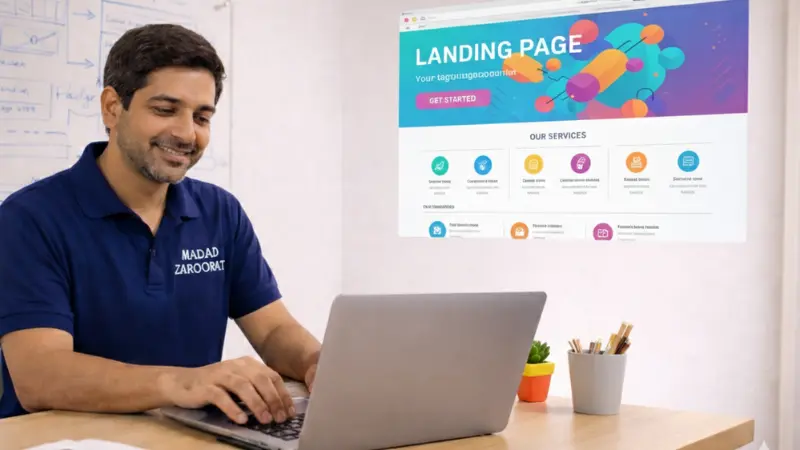 Landing One Page (Static) Website Development